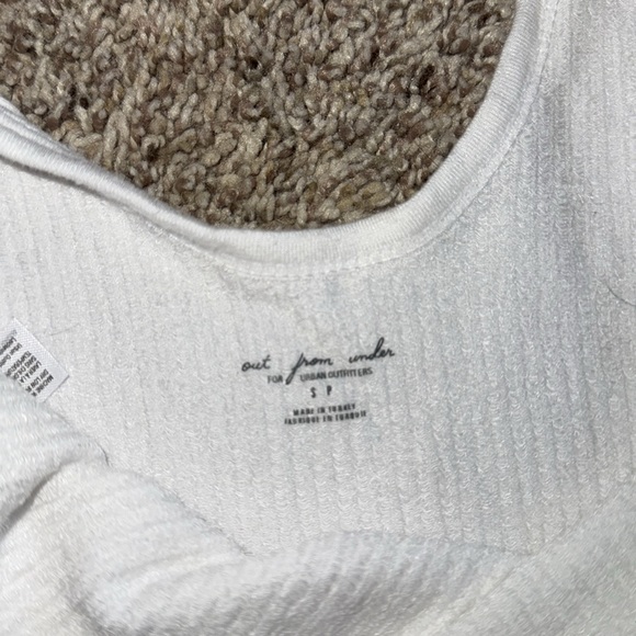 Out from under urban outfitters ribbed crop tank in white size small - Picture 2 of 4